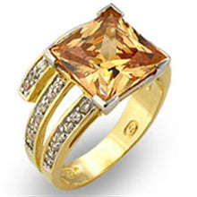 Load image into Gallery viewer, 31221 Gold + Rhodium 925 Sterling Silver Ring
