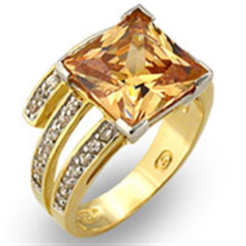 31221 Gold + Rhodium 925 Sterling Silver Ring