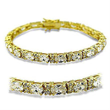 Load image into Gallery viewer, 415502 Gold Brass Bracelet with AAA Grade CZ
