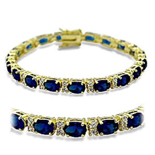 415504 Gold Brass Bracelet with Synthetic