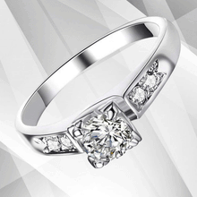 Load image into Gallery viewer, 1.80Ct Princess-Cut Diamond Solitaire Girls Engagement Ring 18Ct White
