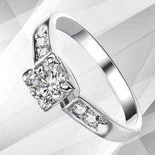 Load image into Gallery viewer, 1.80Ct Princess-Cut Diamond Solitaire Girls Engagement Ring 18Ct White
