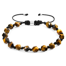 Load image into Gallery viewer, Brown Tigers Eye Zebedee Silver and Stone Beaded
