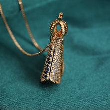 Load image into Gallery viewer, Double Side Pendant Necklaces Zircon Aesthetic
