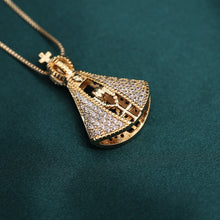 Load image into Gallery viewer, Double Side Pendant Necklaces Zircon Aesthetic
