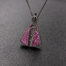 Load image into Gallery viewer, Double Side Pendant Necklaces Zircon Aesthetic
