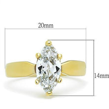 Load image into Gallery viewer, TK1673 IP Gold Stainless Steel Ring
