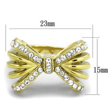 Load image into Gallery viewer, TK2128 IP Gold Stainless Steel Ring
