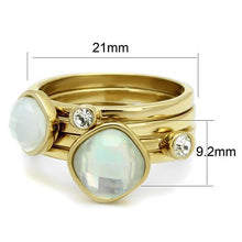 Load image into Gallery viewer, TK2975 IP Gold Stainless Steel Ring
