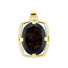 Load image into Gallery viewer, LOA373 Gold 925 Sterling Silver Pendant with AAA
