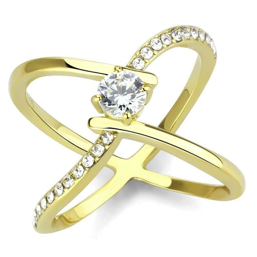 TK3709 IP Gold Stainless Steel Ring